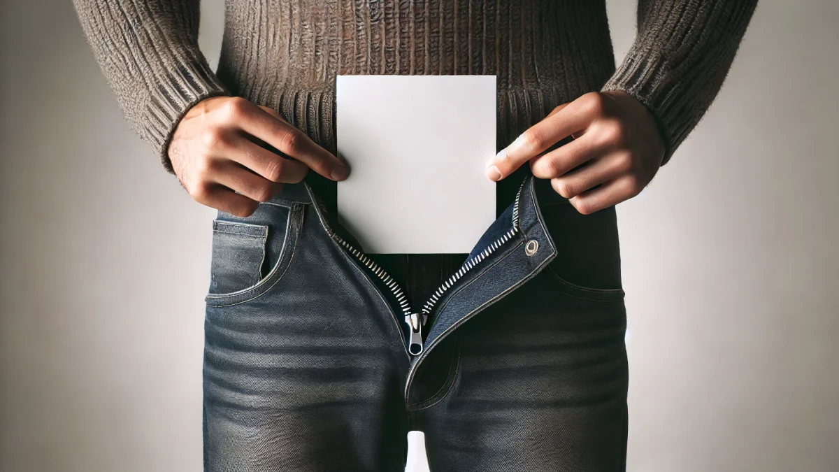 Homme souffrant d'une Infection Sexuellement Transmissible